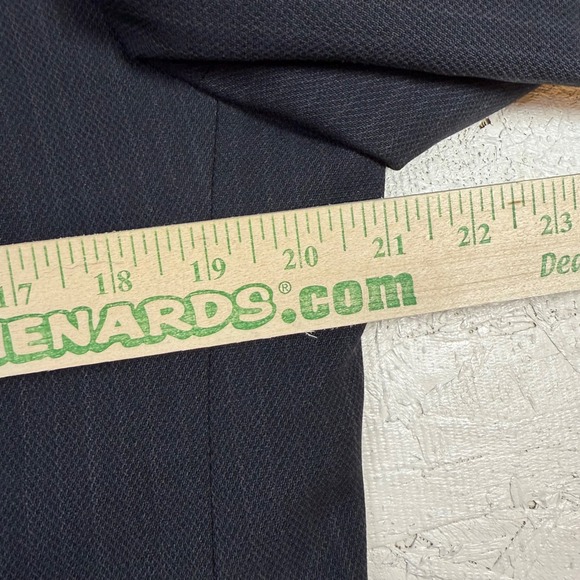 Austin Reed Wool Blend Pinstripe Suit Separates - 40R Blazer Pants Gray - Picture 7 of 16